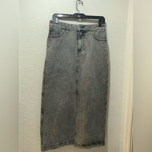 Velvet Heart Women’s Paulina Denim Midi Skirt Light 
 Wash Size small - Picture 1 of 7